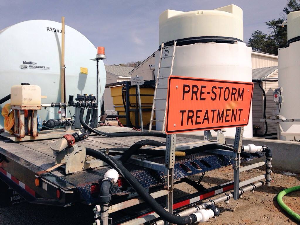 Pre-treatment truck